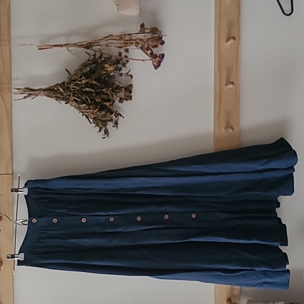 TsiomikKids button down skirt and suspenders